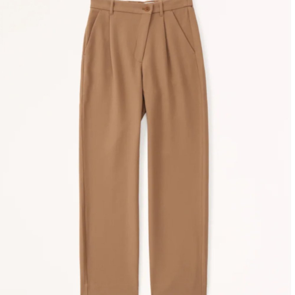 NWT Abercrombie & Fitch Tailored Relaxed Straight Pant